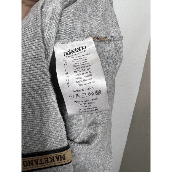 Naketano Gray Sweater Dress - Picture 4 of 5